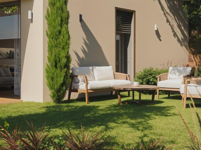 Appartement T3 de 58.65 m² avec jardin de 101m², terrasse et deux parkings