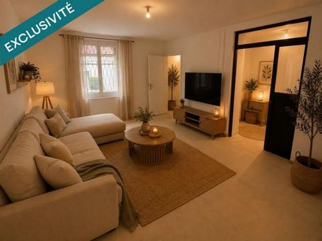 Appartement T3 de 58m² avec terrasse et jardin