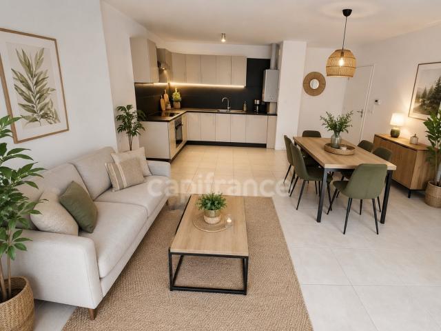 Appartement T3 de 63,05 m² – Tres Lumineux Dans Une Residenc. 63m² Saint Aubin de Médoc