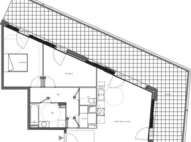 Appartement T3 de 63 m2