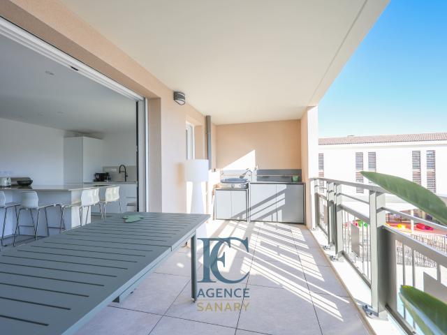 Appartement T3 de 65 m2 traversant avec terrasse et garage