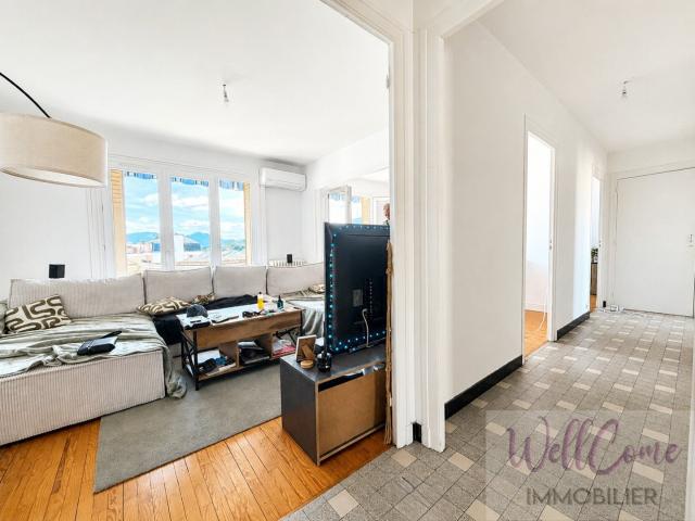 Appartement T3 de 72m² au 5ème étage SUD + cave à Aix les Ba. 73m² Aix les Bains