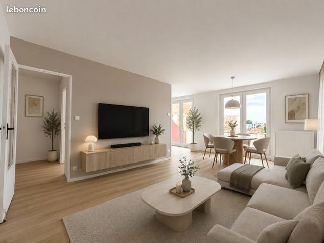 Appartement t3 – dernier étage avec balcon et stationnement