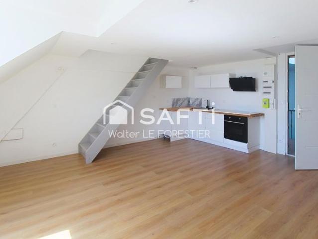 Appartement t3 duplex renove avec jardin et place de parking