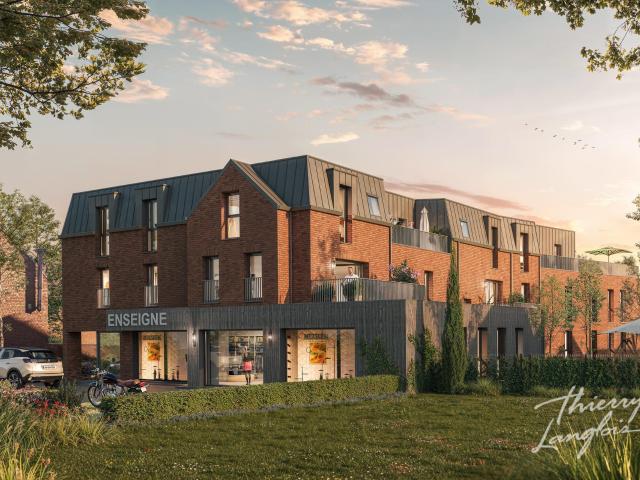 APPARTEMENT T3 EN REZ DE CHAUSSÉE AVEC TERRASSE ET PARKING AU CŒUR DE CYSOING