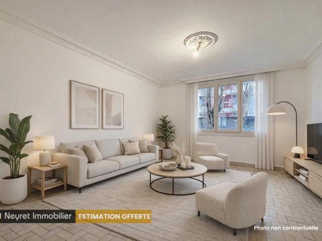 Appartement T3 entresol résidence arborée