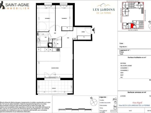 Appartement T3 GRIGNY à louer