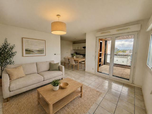 Appartement T3 lumineux avec balcon et vue dégagée