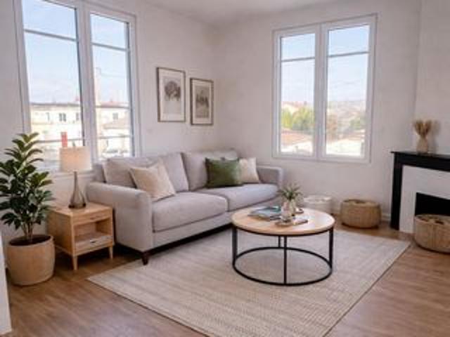 Appartement T3 lumineux et rénové au centre de Bacalan