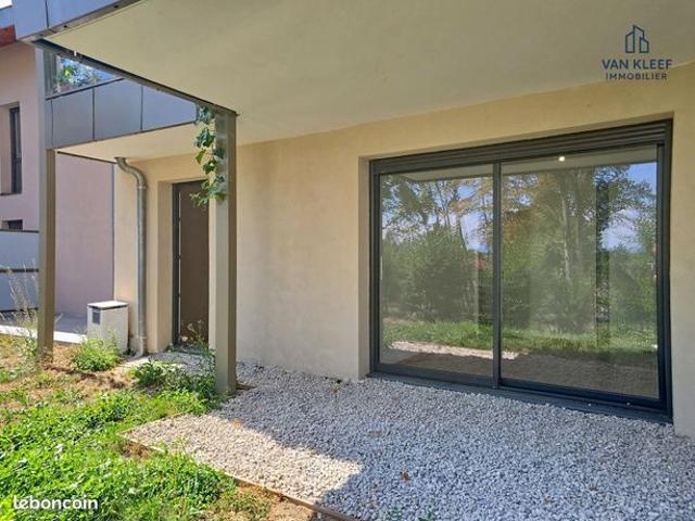 Appartement T3 lumineux RDJ | Centre ville Divonne les Bains | Terrasse et jardin