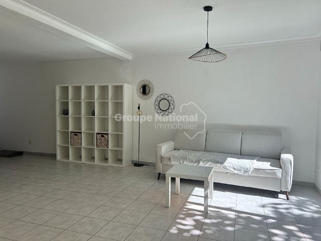 Appartement T3 meublé 2 chambres avec jardin et 1 stationnement