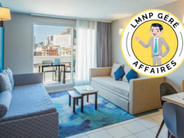 Appartement T3 meublé avec terrasse LMNP géré
