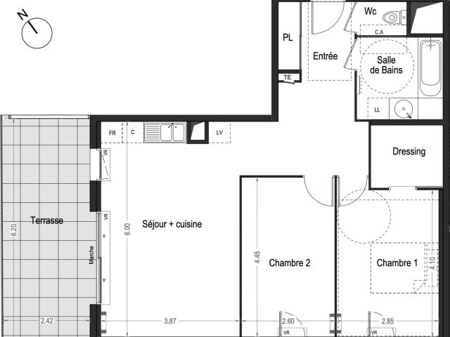 Appartement T3 Montpellier