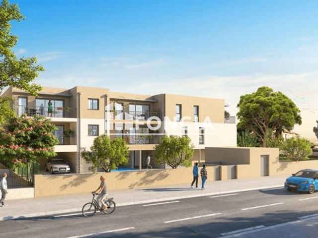 Appartement T3 neuf en VEFA avec terrasse, vue sur les Albères et garage