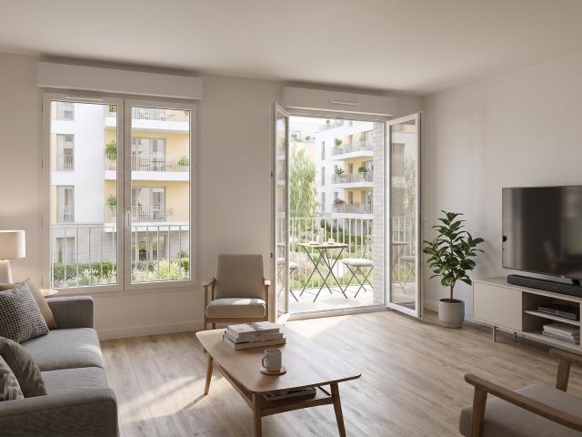 Appartement T3 neuf 64 m² – Gagny – balcon et parking 3 pièces, 64 m²