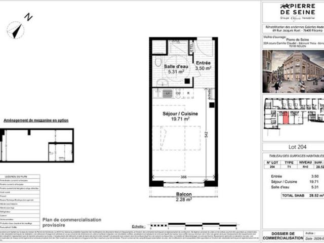 Appartement T1 28.52
