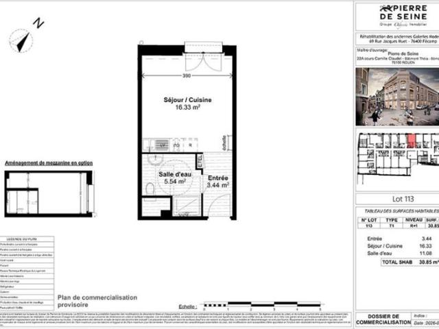 Appartement T1 30.85