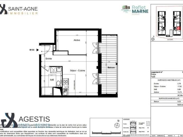 APPARTEMENT T1 37M
