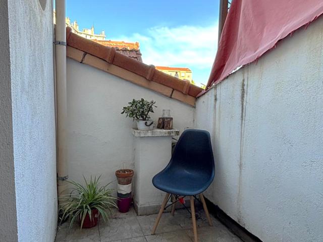 Appartement T1 avec terrasse sans vis à vis
