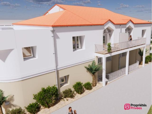Appartement T1 de 27.61 m2 à 300m de l'Océan Piscine & Tennis