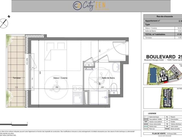 APPARTEMENT T1 EN RDC