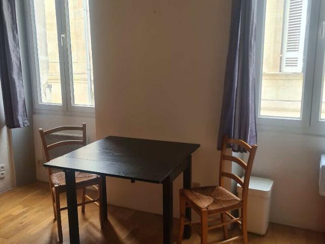 Appartement T1 meublé à louer dans le secteur Capucins à Bordeaux