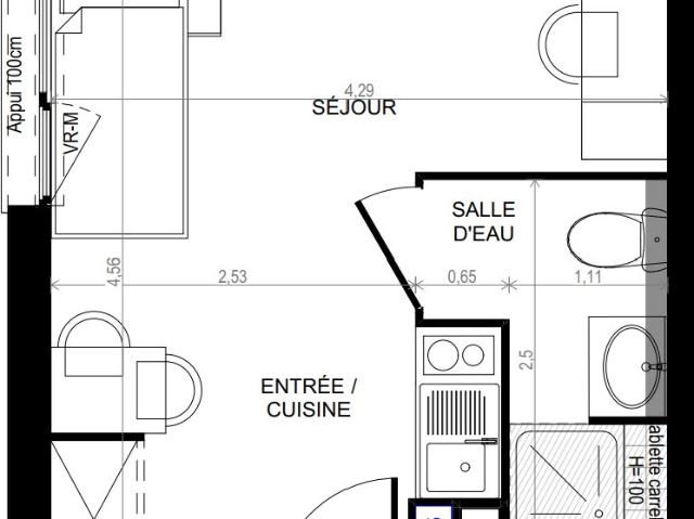 Appartement T1 Montpellier