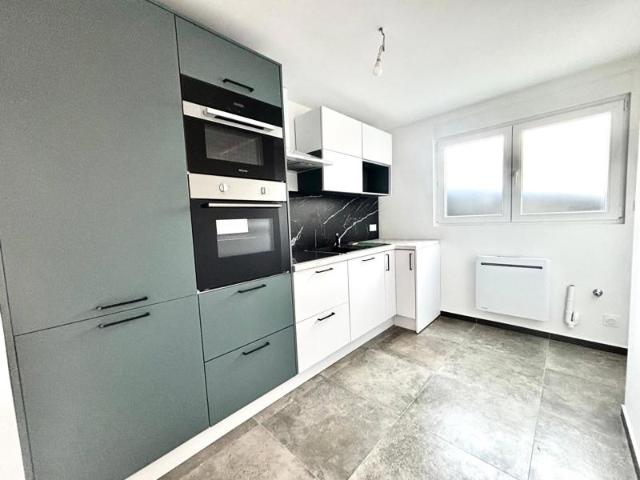 Appartement t1 rénové 45m2+cave & garage à herserange