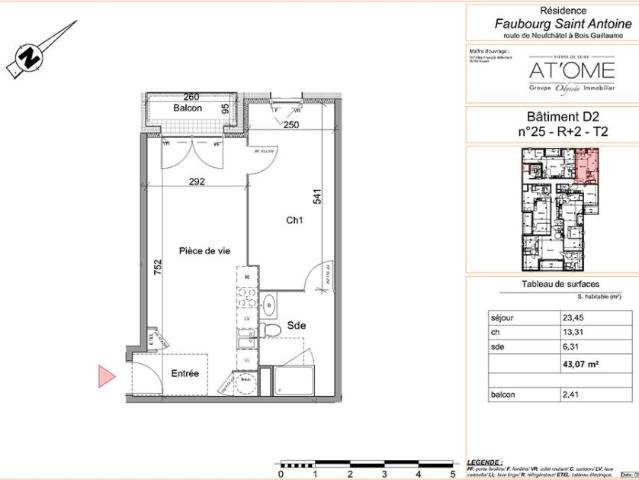 Appartement T2 43.07