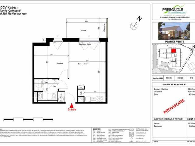 Appartement T2 40.61