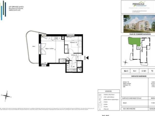 Appartement T2 40.02