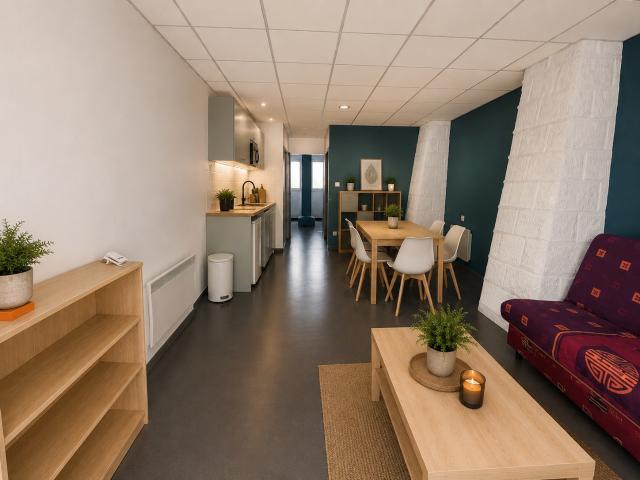 appartement T2 40 m2 avec grande terrasse dans résidence sécurisée Idéal investisseur ou résidence principal
