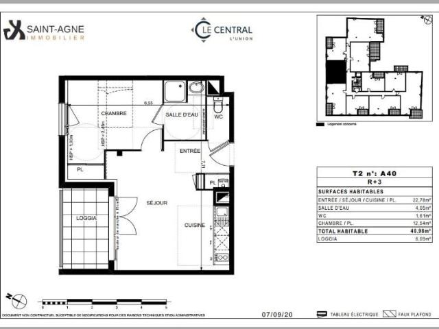 APPARTEMENT T2 41M