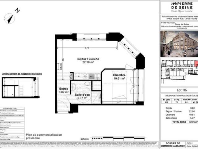 Appartement T2 42.76