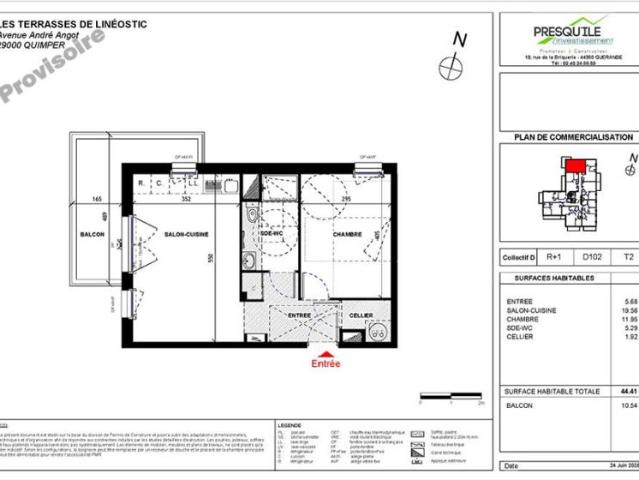 Appartement T2 44.41