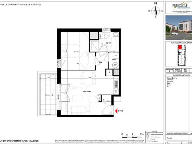 Appartement T2 44.8