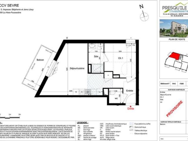 Appartement T2 45.2