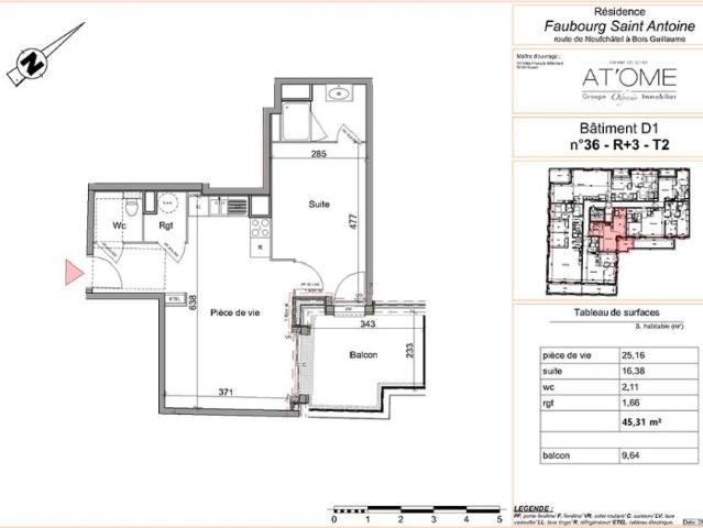 Appartement T2 45.31