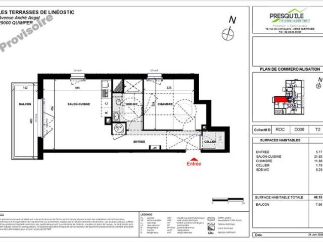 Appartement T2 46.15
