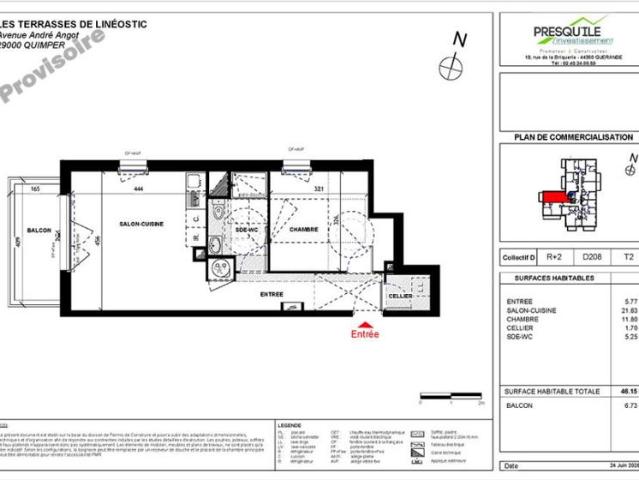 Appartement T2 46.15