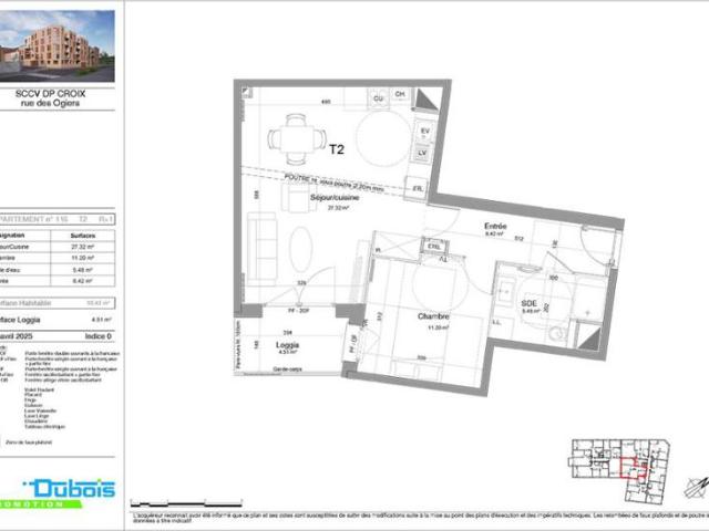 Appartement T2 50.42
