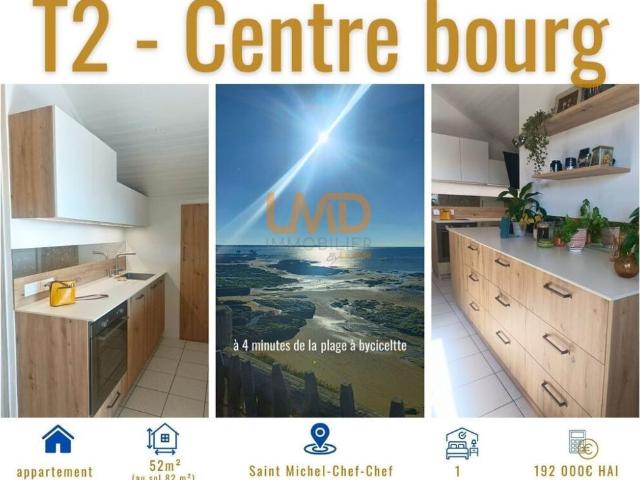 Appartement T2 52 m² 1er étage Lumineux