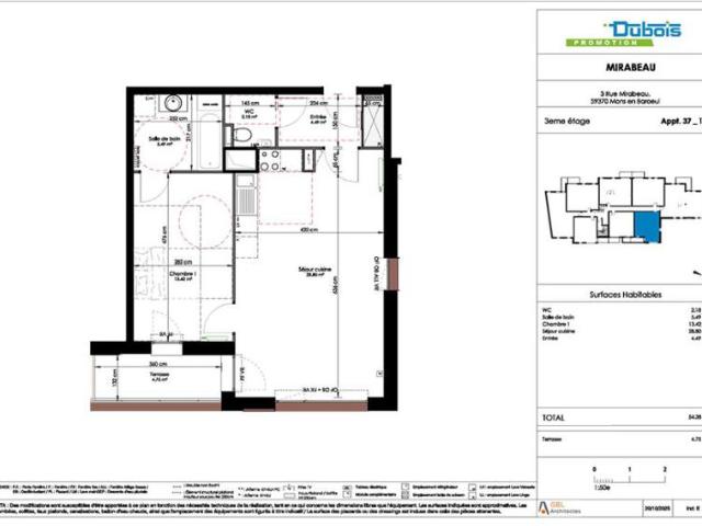 Appartement T2 54.38