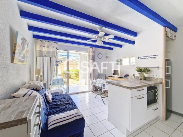 Appartement T2 36 m² RDJ proche mer