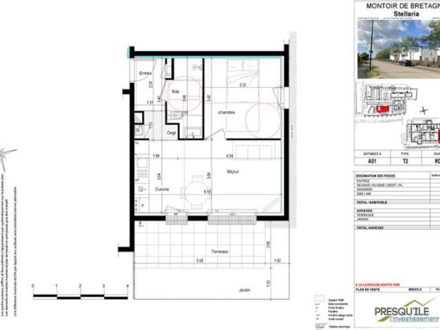 Appartement T2 38.8