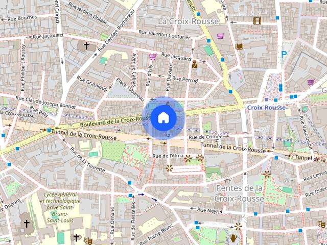 APPARTEMENT T2 A LOUER LYON 4EME ARRONDISSEMENT Bony Bonnet