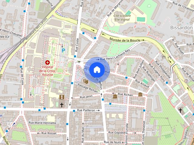 APPARTEMENT T2 A LOUER LYON 4EME ARRONDISSEMENT Boucle Louis Thevenet