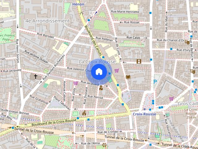APPARTEMENT T2 A LOUER LYON 4EME ARRONDISSEMENT Canuts d'Enfert Rochereau