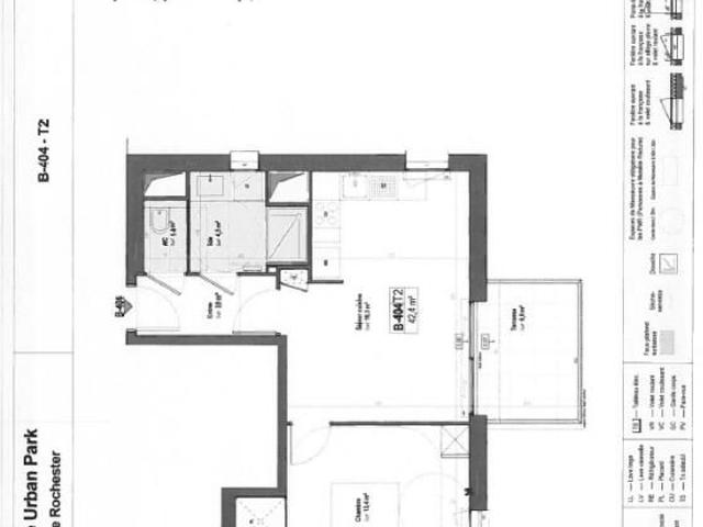 Appartement T2 à louer 42 m²