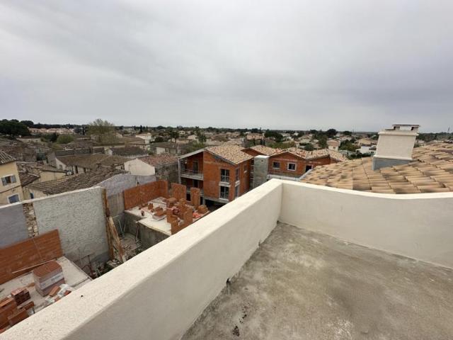 Appartement T2 à Valergues avec terrasse Rooftop